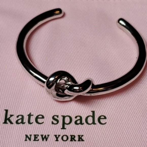 kate spade Jewelry - Kate Spade BEAUTIFUL "Loves Me Knot" Cuff Bracelet